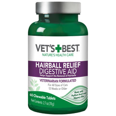 Vet's Best chat-boules-poils-relief-tablettes: aide à prévenir les boules de poils chez les chats