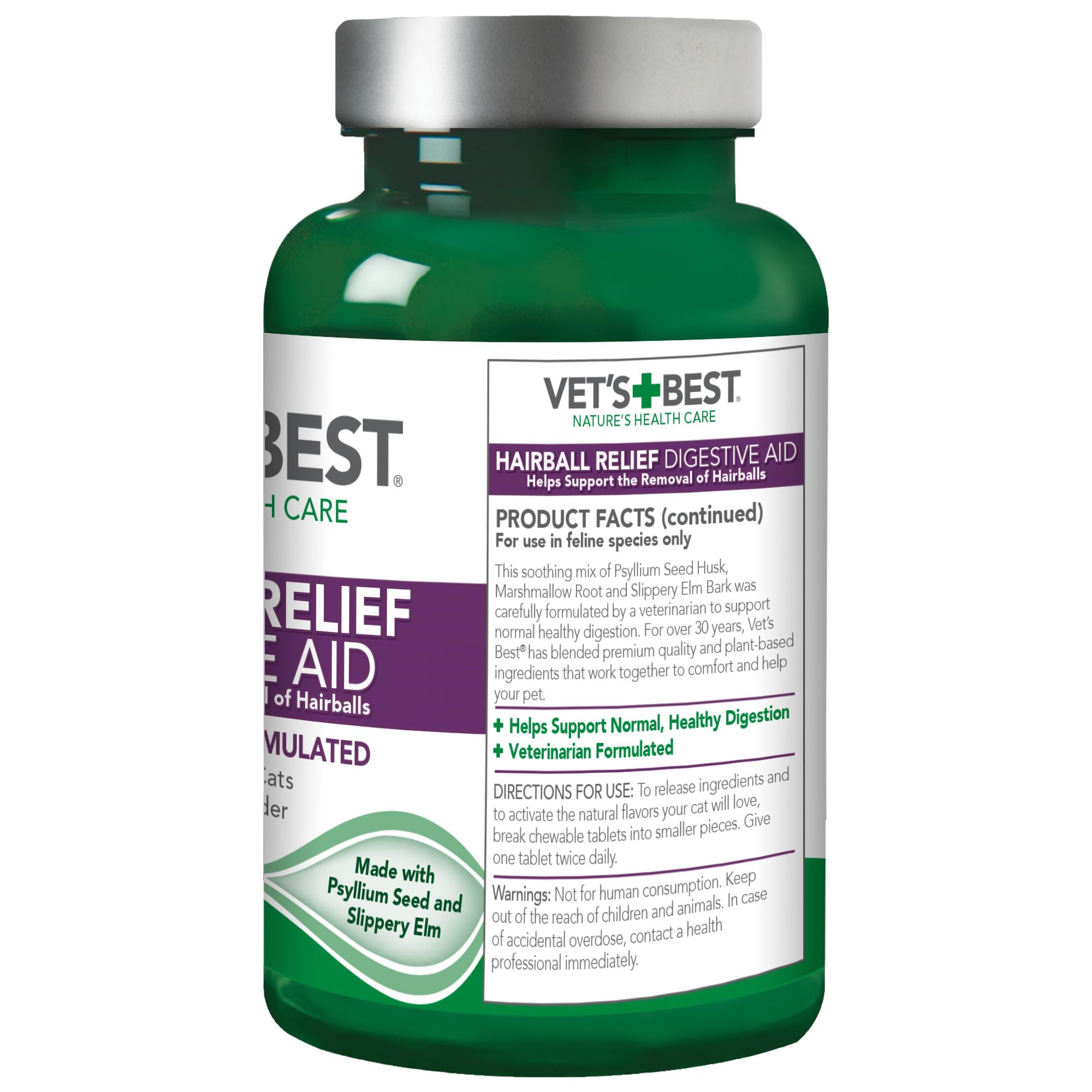 Vet's Best chat-solution-digestive-quotidien: pratique pour tous les âges et modes de vie