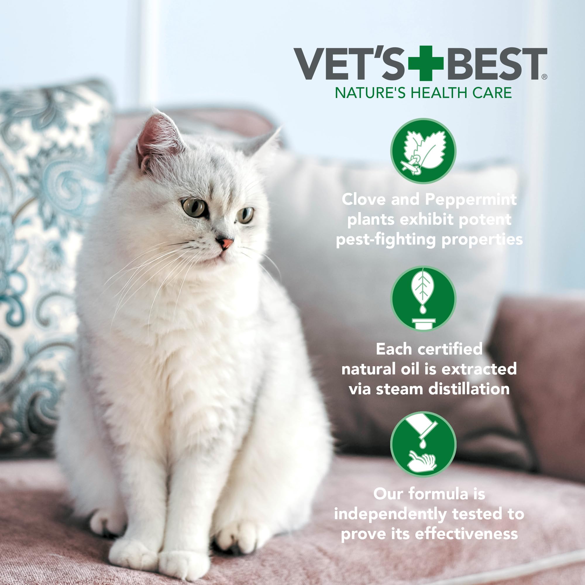 Vet’s Best collier chat sans produits chimiques.