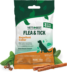Vet's Best collier puces et tiques chien jusqu'à 20 po, protection continue.