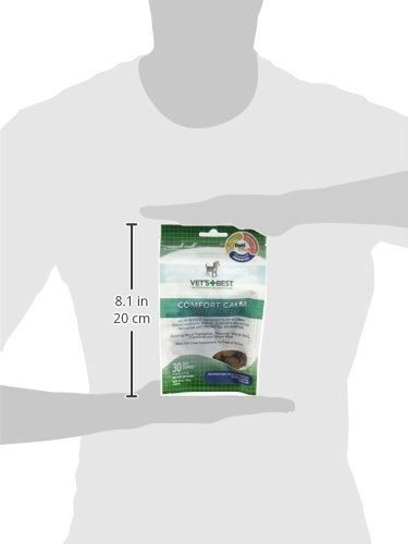 Vet's Best Comfort Calm: emballage pratique et fabrication américaine.