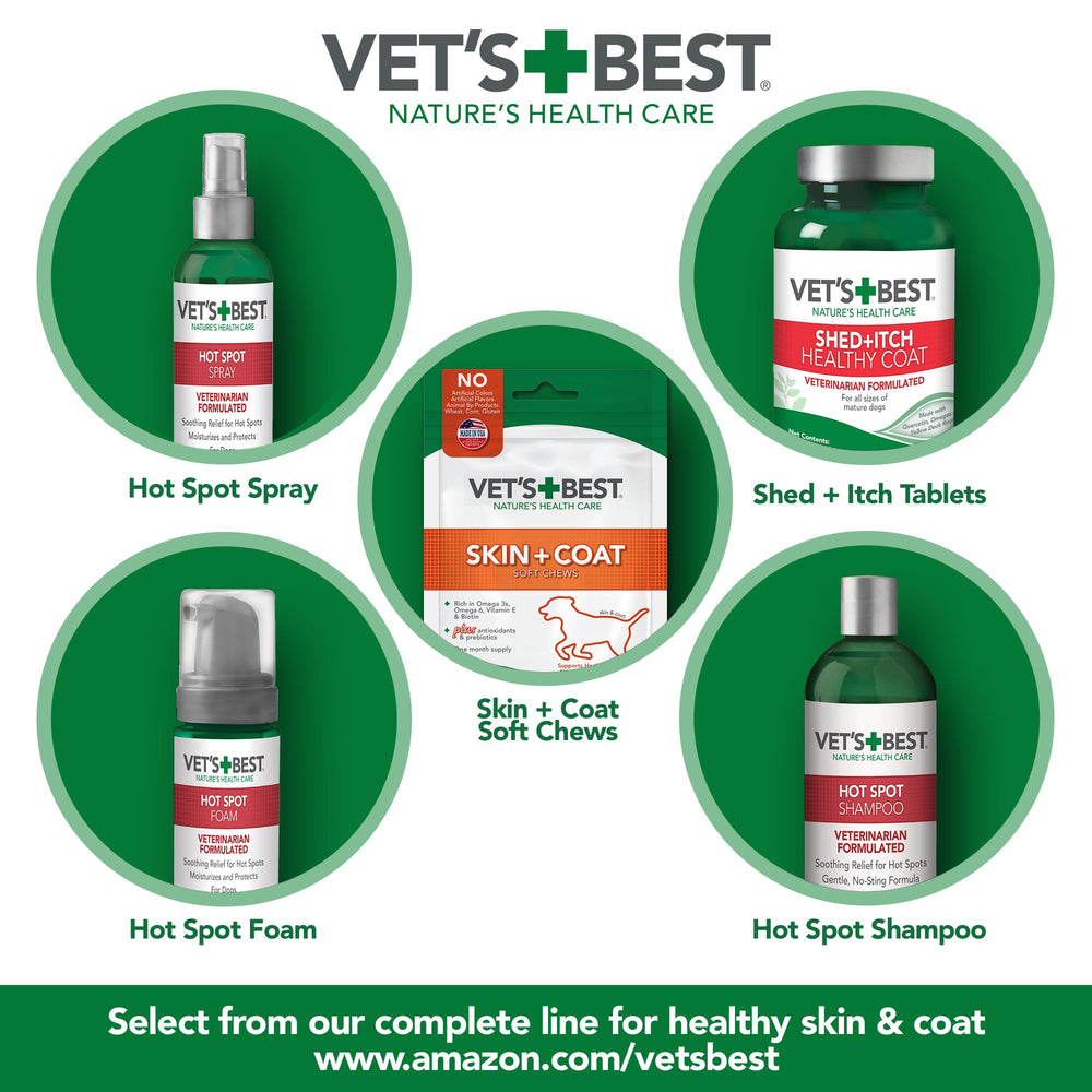 Vet's Best – traitement zone irritée efficace sans stéroïdes.