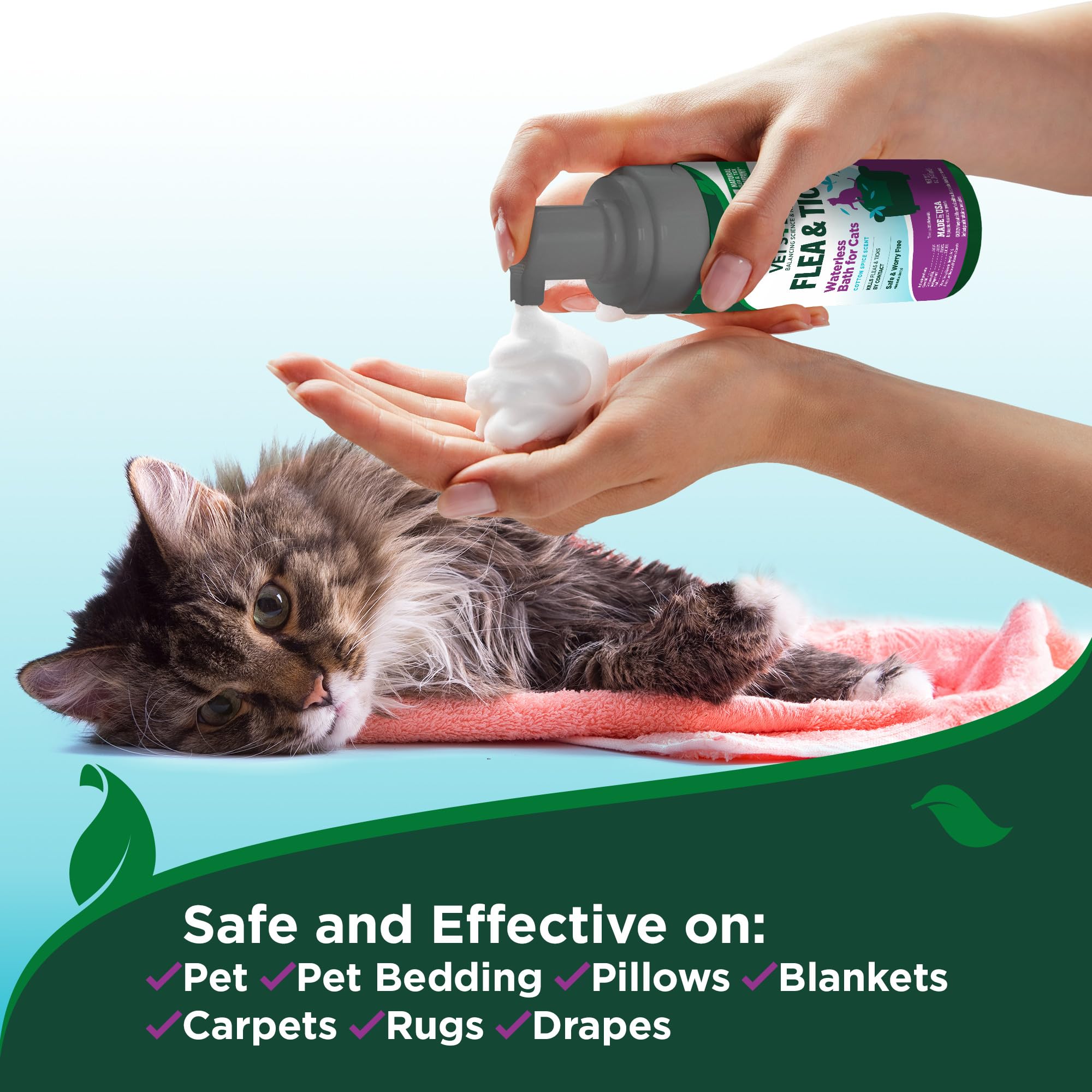 Vet's Best fabriqué aux États‑Unis — qualité et fiabilité pour chats
