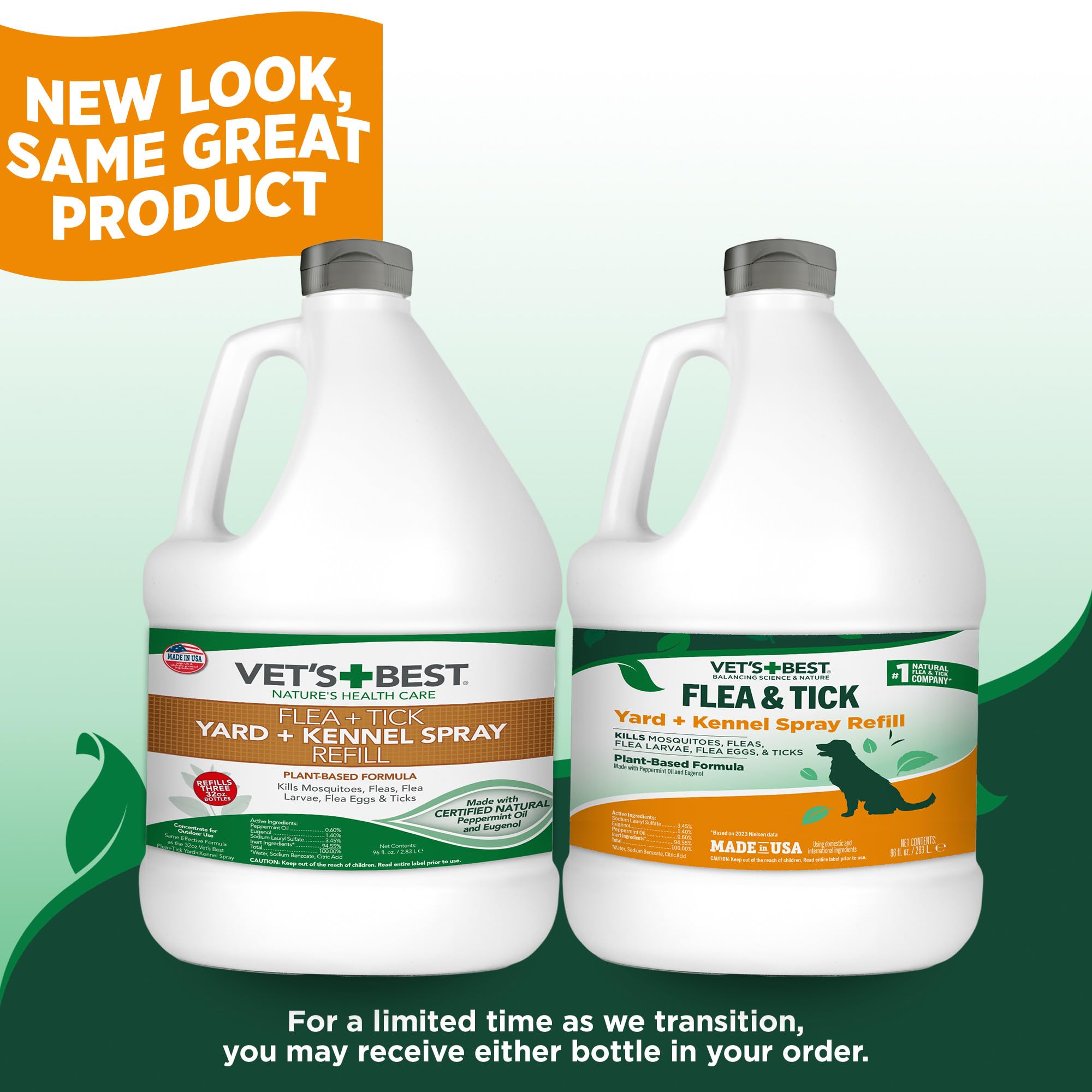 Vet's Best ingrédients naturels certifiés – formulation à base de menthe et eugénol