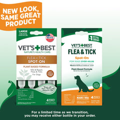 Vet's Best - ingrédients naturels: clou de girofle et thym, huiles essentielles.