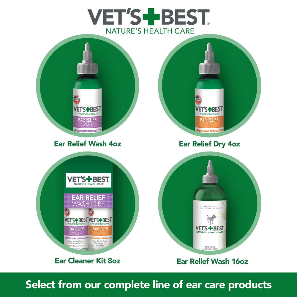 Vet's Best propreté après nage — soutien après activité aquatique pour oreilles sèches.