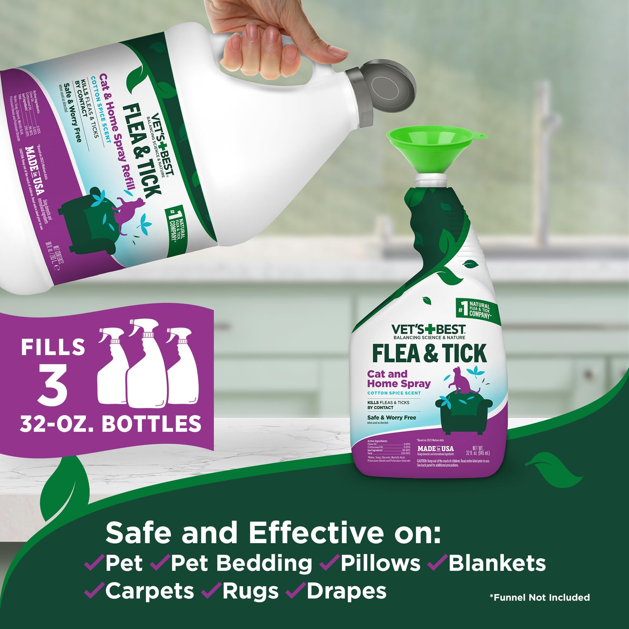 Vet's Best protection naturelle pour votre maison sans solutions agressives