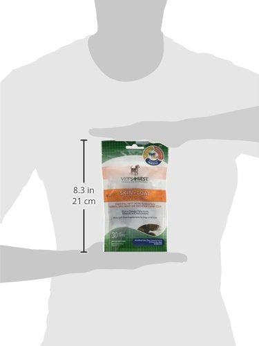 Vet's Best Skin & Coat Soft Chews, utilisation quotidienne simple et agréable pour votre chien.