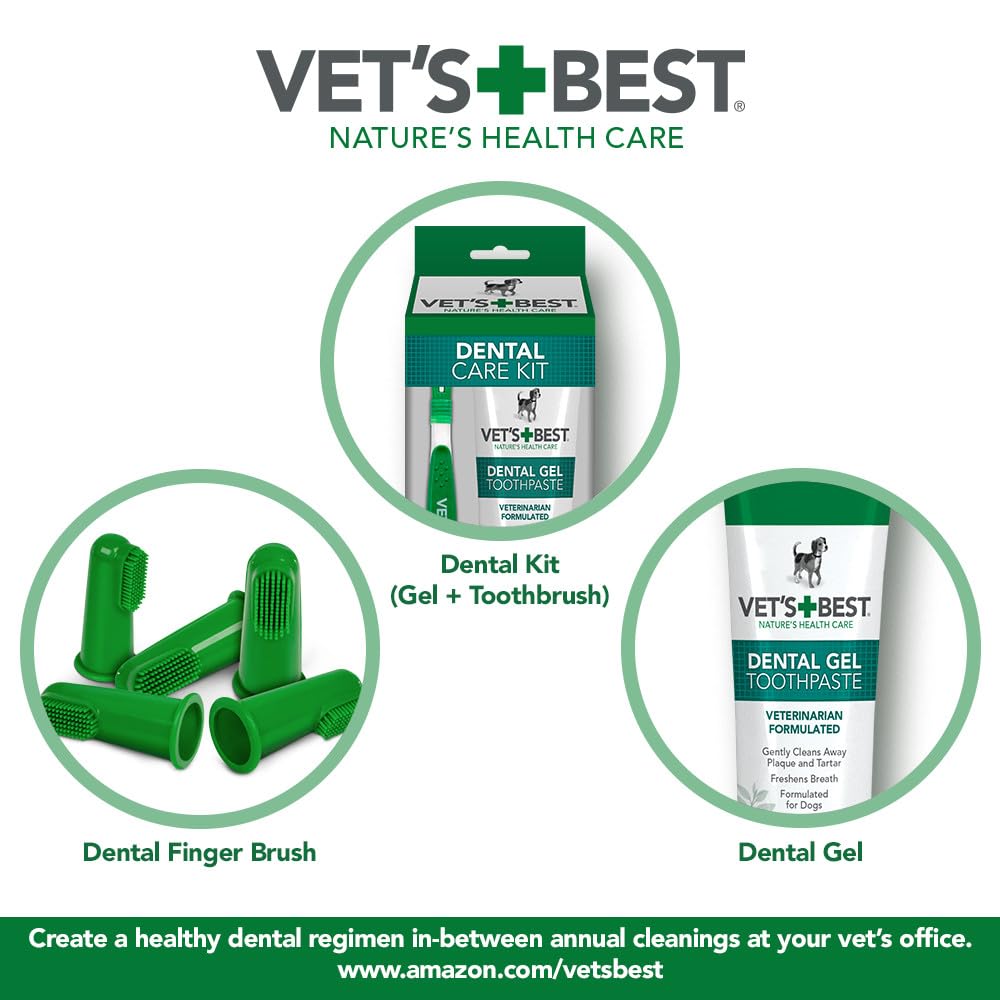 Vet's Best Usage-quotidien-dent: transforme le brossage en rituel simple pour votre animal.