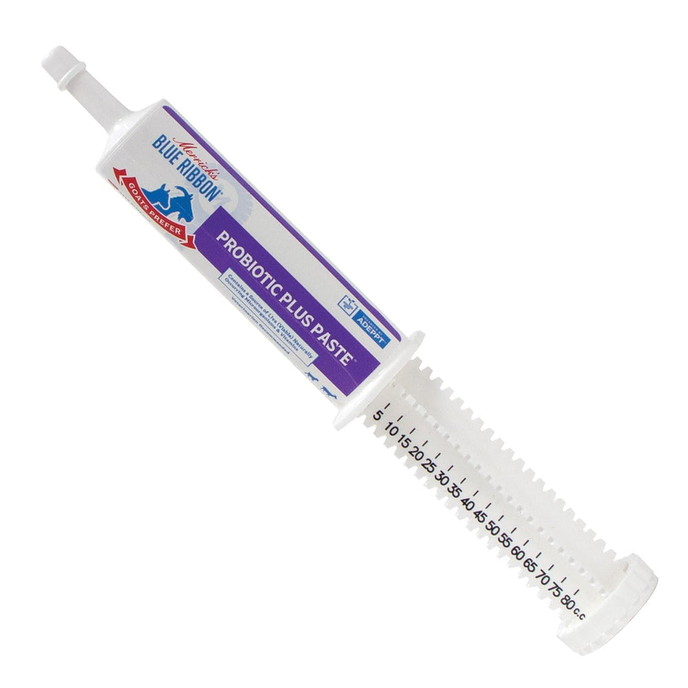 Vet's Plus Bomac Goats Pref Probiotic Paste 80cc, soutien digestif pour ruminants.