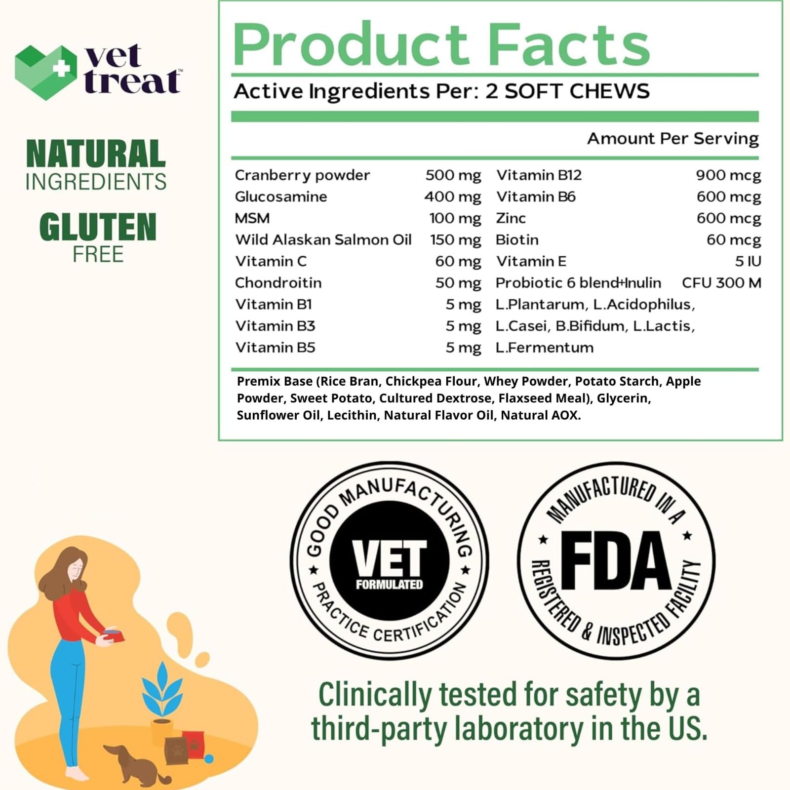Vet Treat fabrication USA: usine certifiée FDA et GMP pour qualité.
