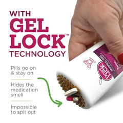 Prise harmonisée des pilules avec Vetality Twist Lick SimPill.