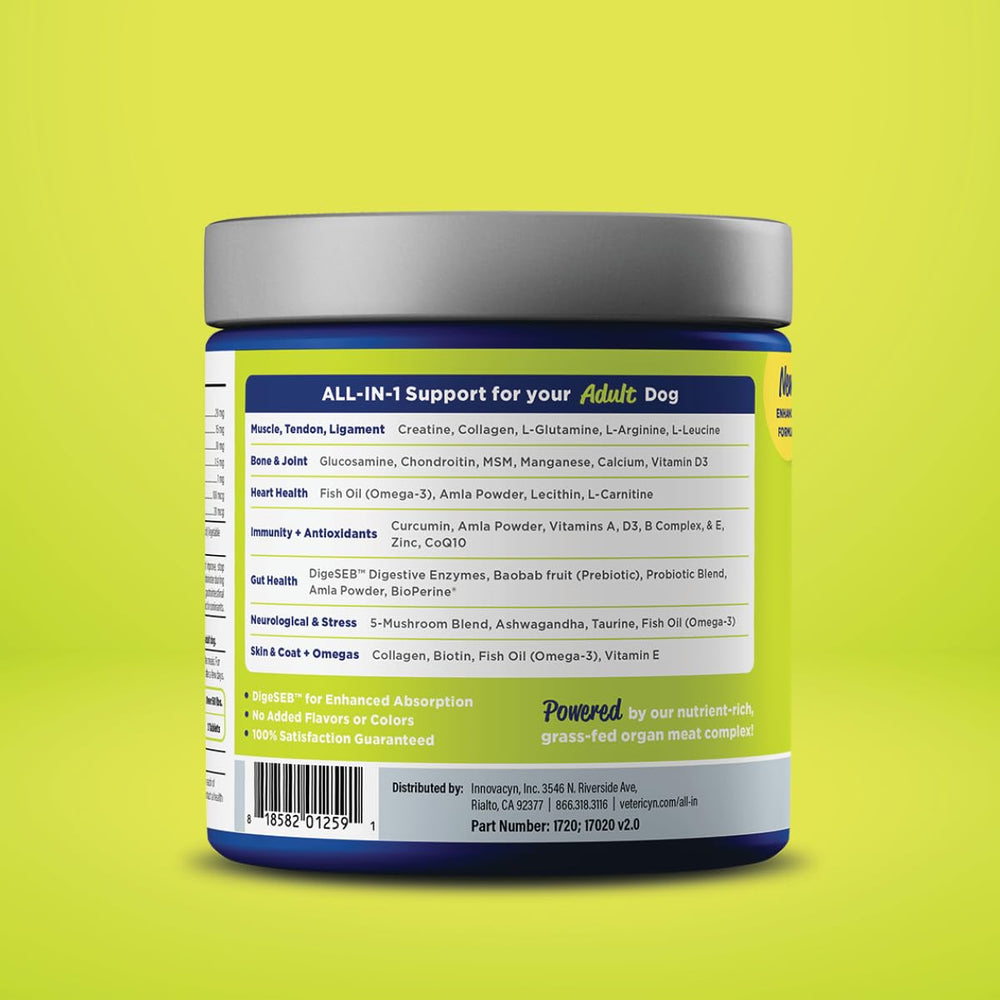 Vetericyn All-in-1: complexe d’organes nourrissant et apport nutritionnel