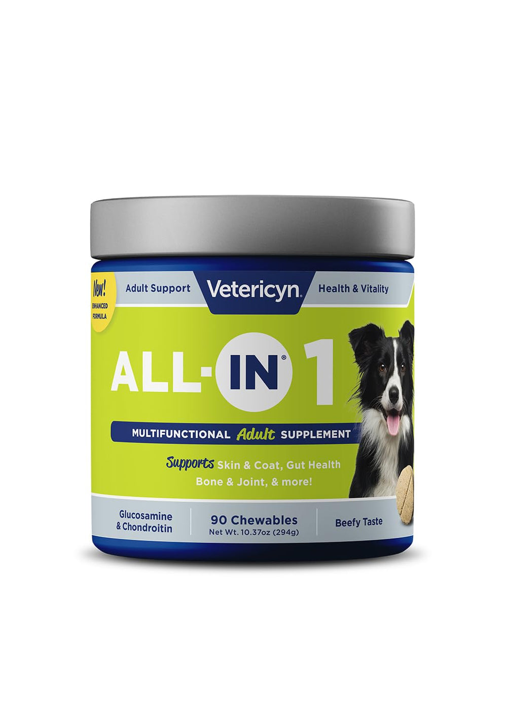Vetericyn All-in-1: bouteille d’enzymes digestives pour chien