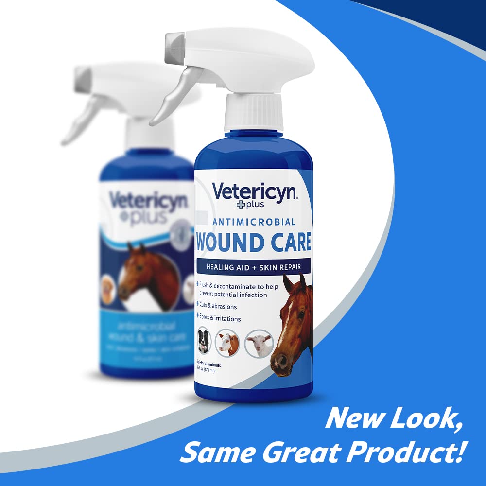 Traiter les plaies cheval avec Vetericyn Plus spray.