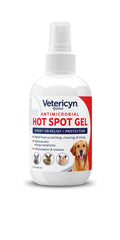 Démangeaisons atténuées grâce au Gel Vetericyn Plus sur peau irritée du chien