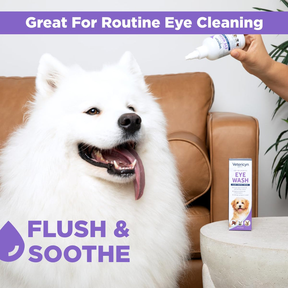 Flacon Vetericyn Plus – sécurité et non toxique pour les yeux.