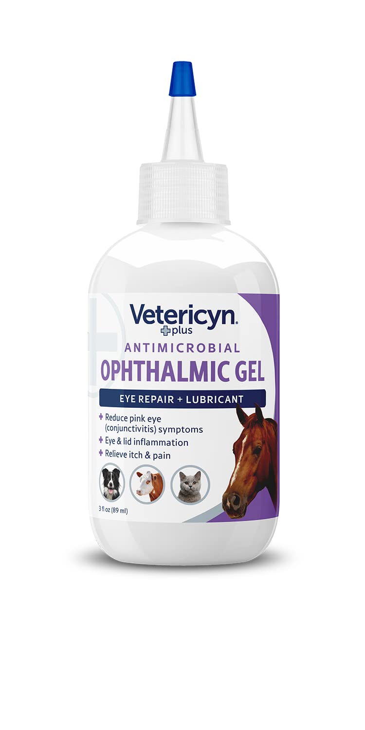 Soin des yeux du cheval, pratique et sûr avec Vetericyn Plus.