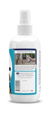 Application facile du gel spray Vetericyn Plus pour protéger les plaies