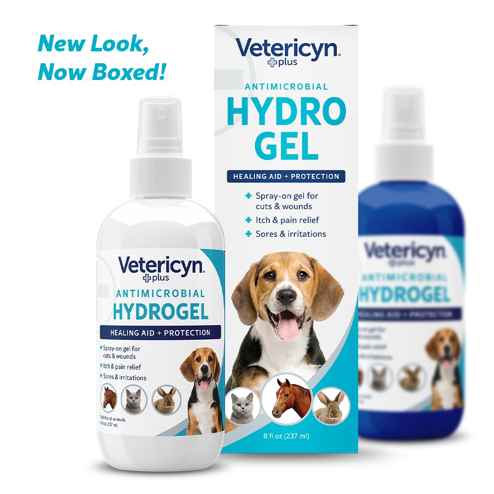 Gel hydrogel Vetericyn Plus, compatible avec tous les animaux et tous les stades de vie