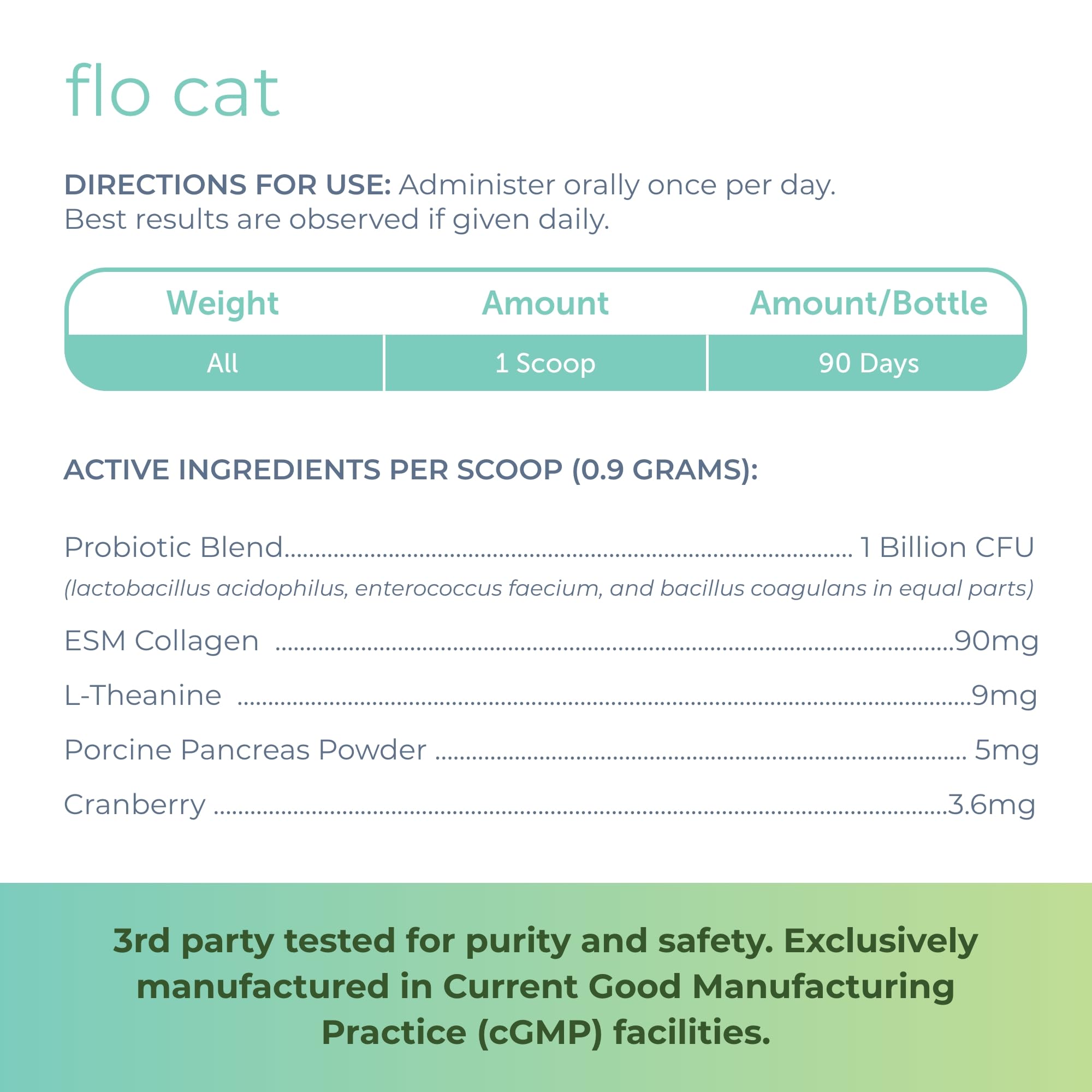 Bol nourriture Flo Cat Cranberry avec supplément, moment de soin calme.