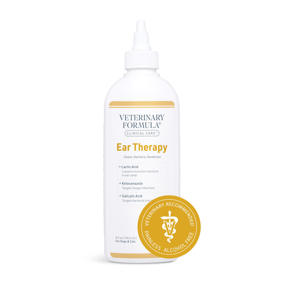 Veterinary Formula Ear Therapy: bouteille 8 oz prête pour les oreilles des chiens et chats.