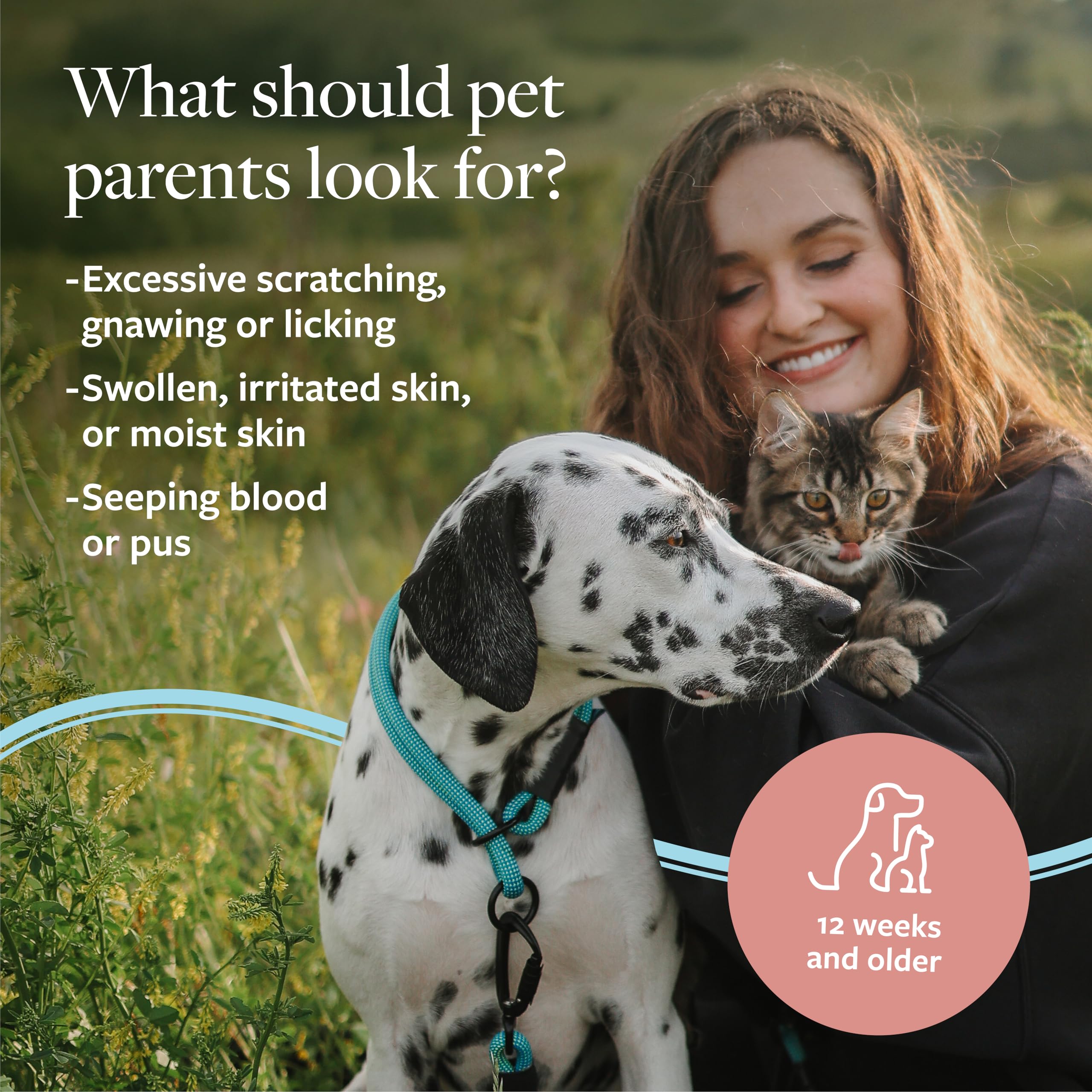 Formule sans parabènes Veterinary Formula, flacon, soin en douceur pour peaux sensibles.