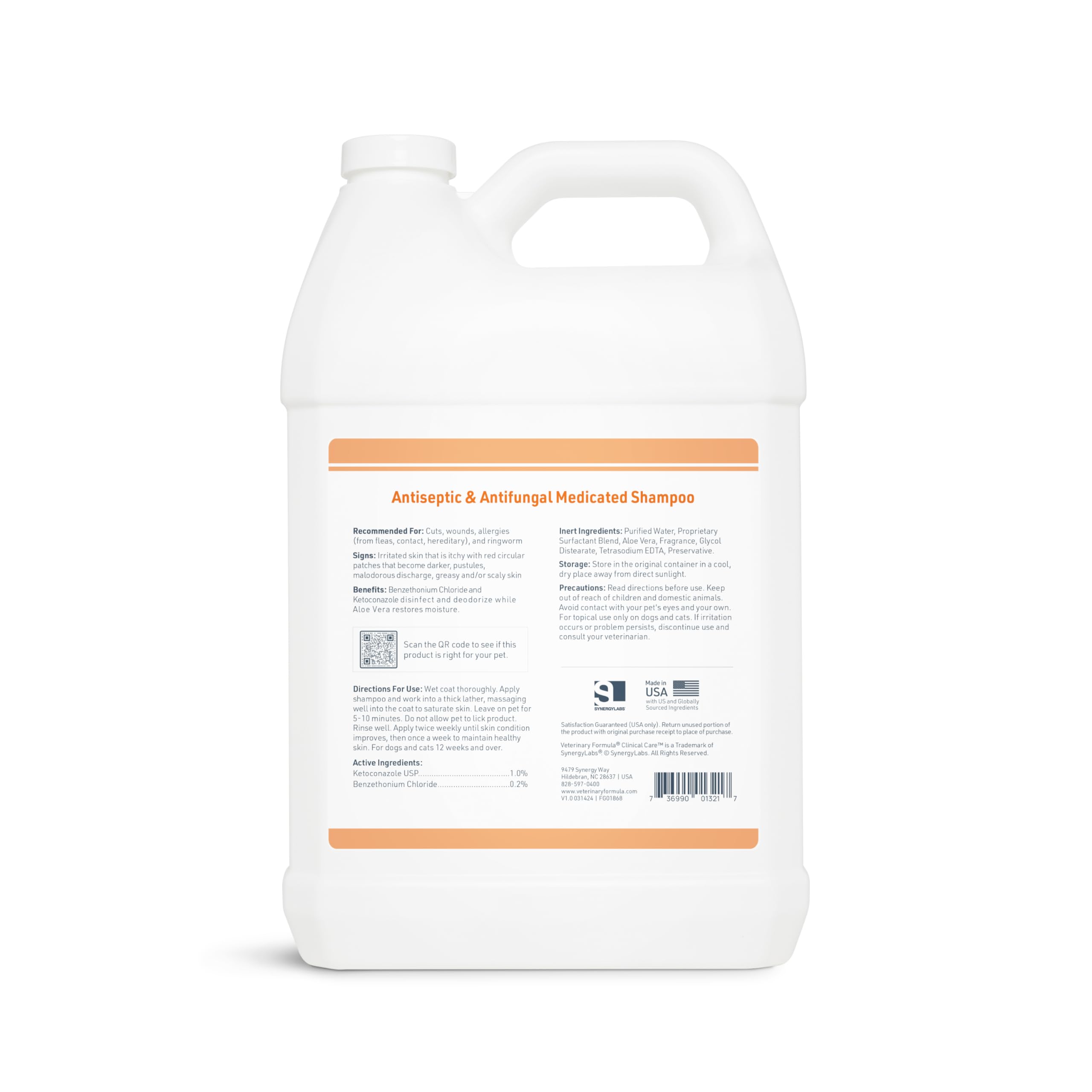 Shampooing Veterinary Formula Clinical Care utilisation-conseil suivez les instructions