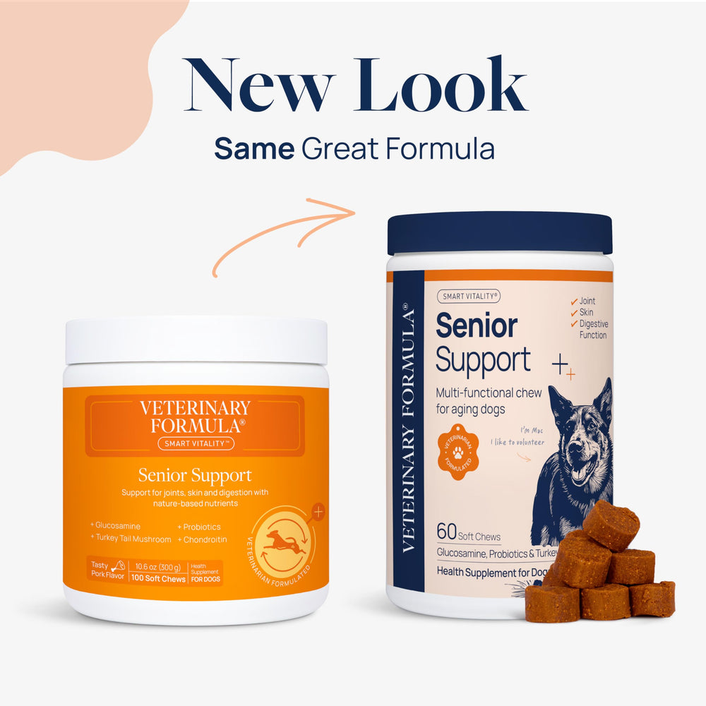 Veterinary Formula Smart Vitality Senior Gommes molles alliées pour articulations et énergie