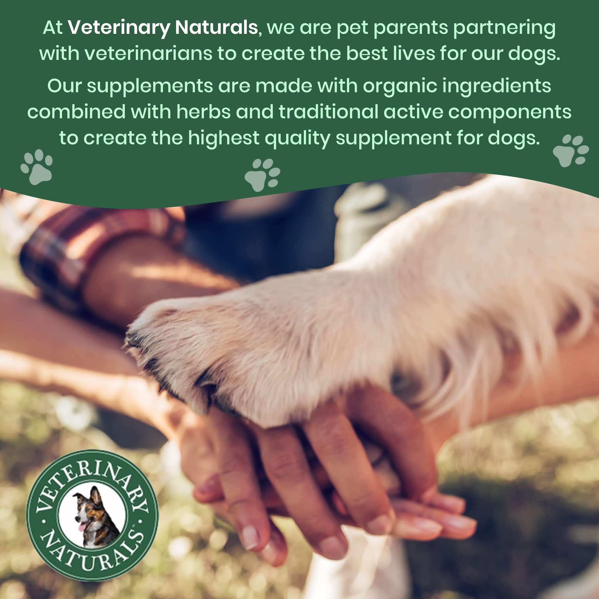 Veterinary Naturals emballage-senior-chien, présentation pratique et facile à administrer