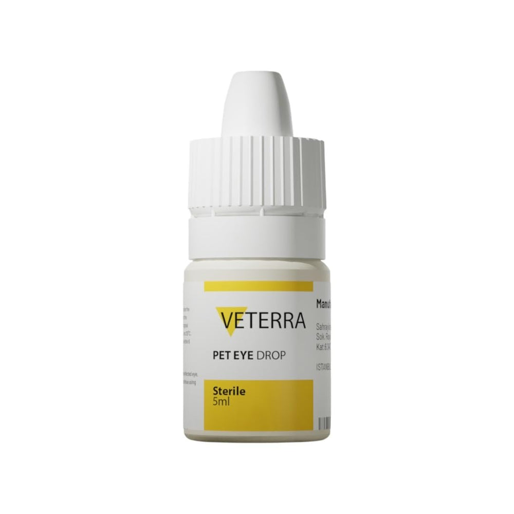 Application rapide avec Veterra — potentiel réconfortant pour les yeux irrités.