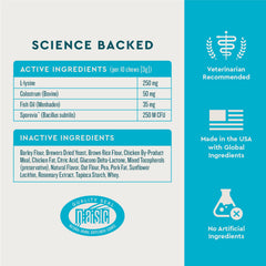 VetIQ Allergy Pro+ Sporevia probiotiques, digestion équilibrée et immunité renforcée.