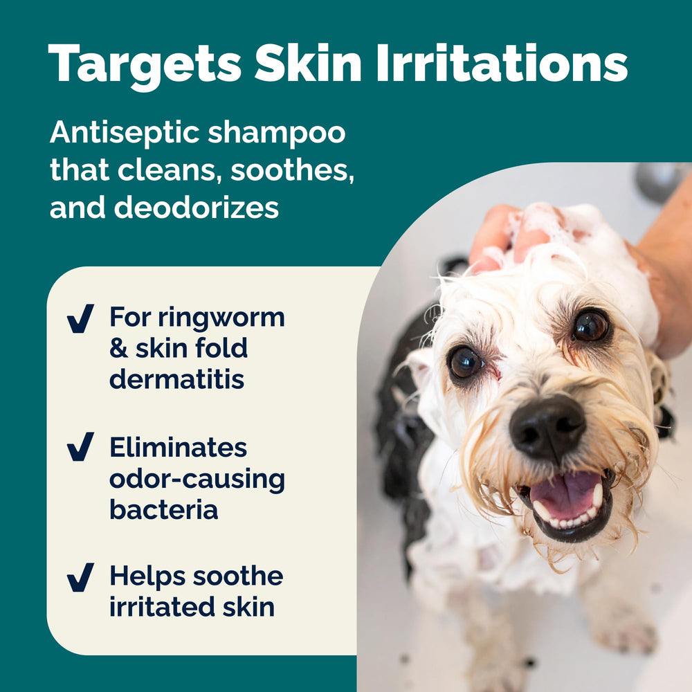 Étiquette Dermabliss chlorhexidine avec indications vétérinaires