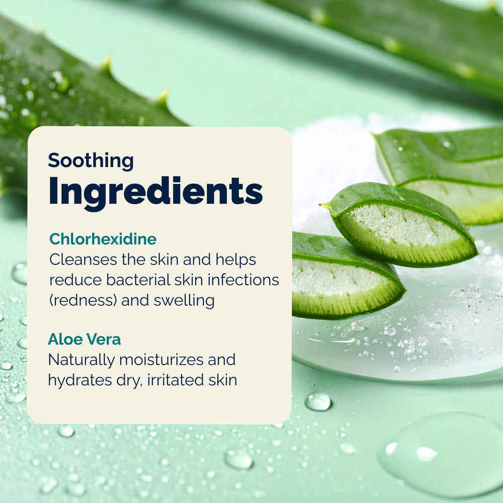 Dermabliss: Soulagement de la dermatite et peau irritée du chien.