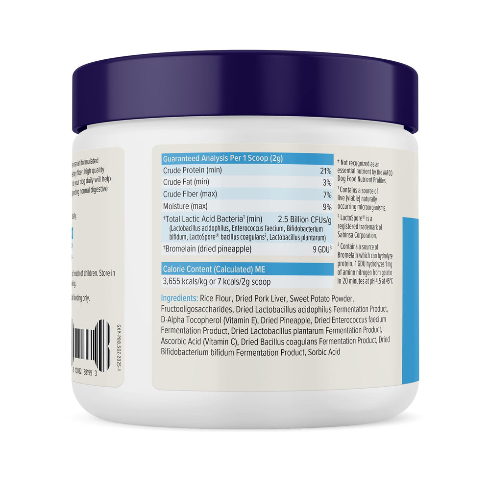 Enzymes digestives Glandex pour chiens, soutien potentiel à l'absorption des nutriments.
