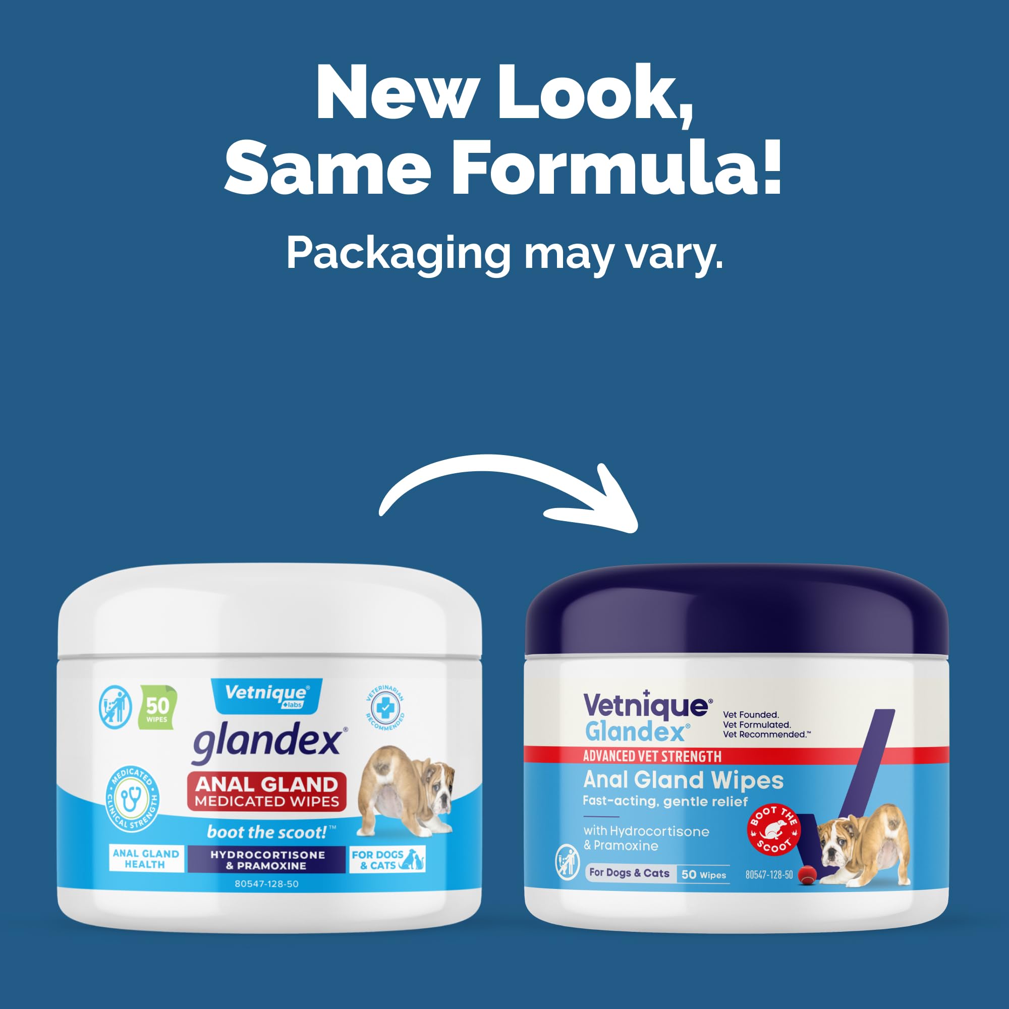Vetnique Glandex lingettes medicamenteuses pour chats soulagent irritations