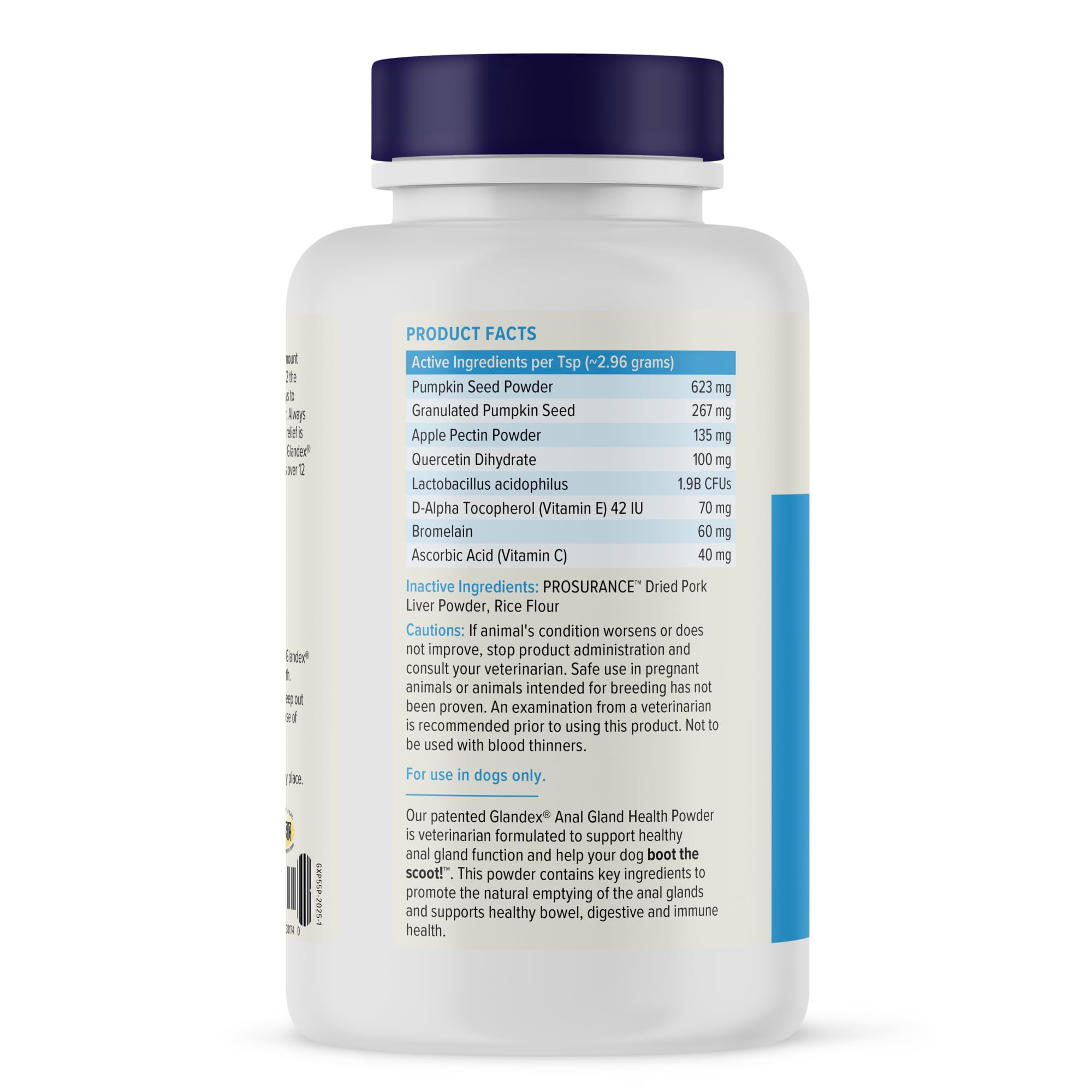 Vetnique Glandex enzymes digestives, aide possible à l'assimilation des nutriments