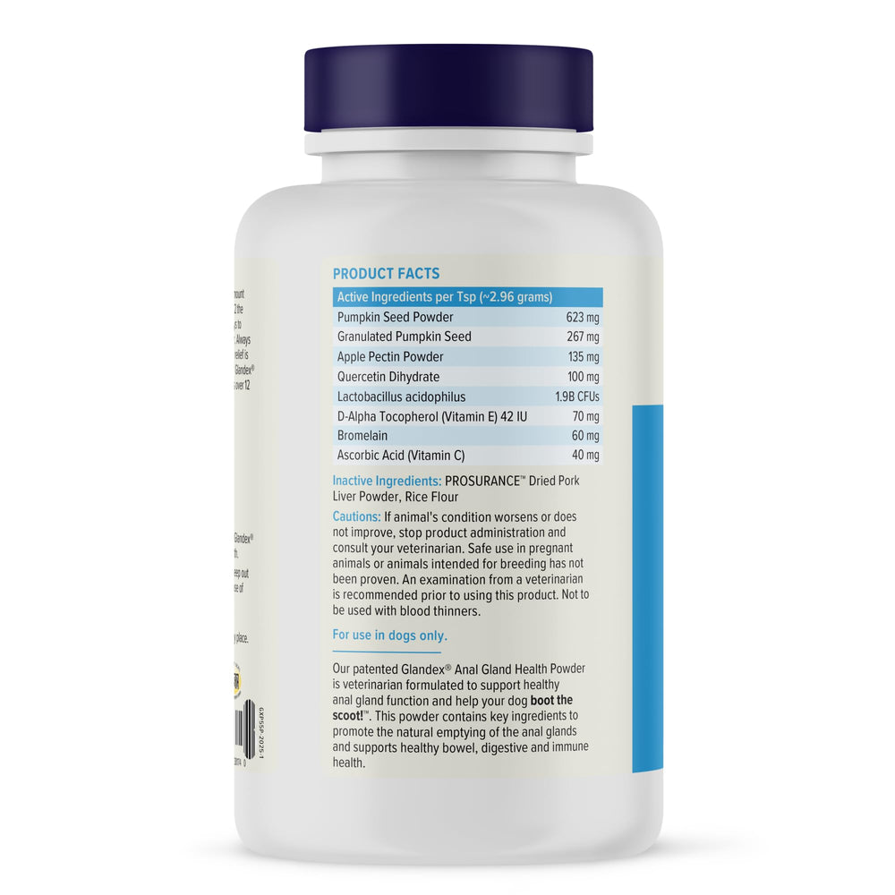 Vetnique Glandex enzymes digestives, aide possible à l'assimilation des nutriments