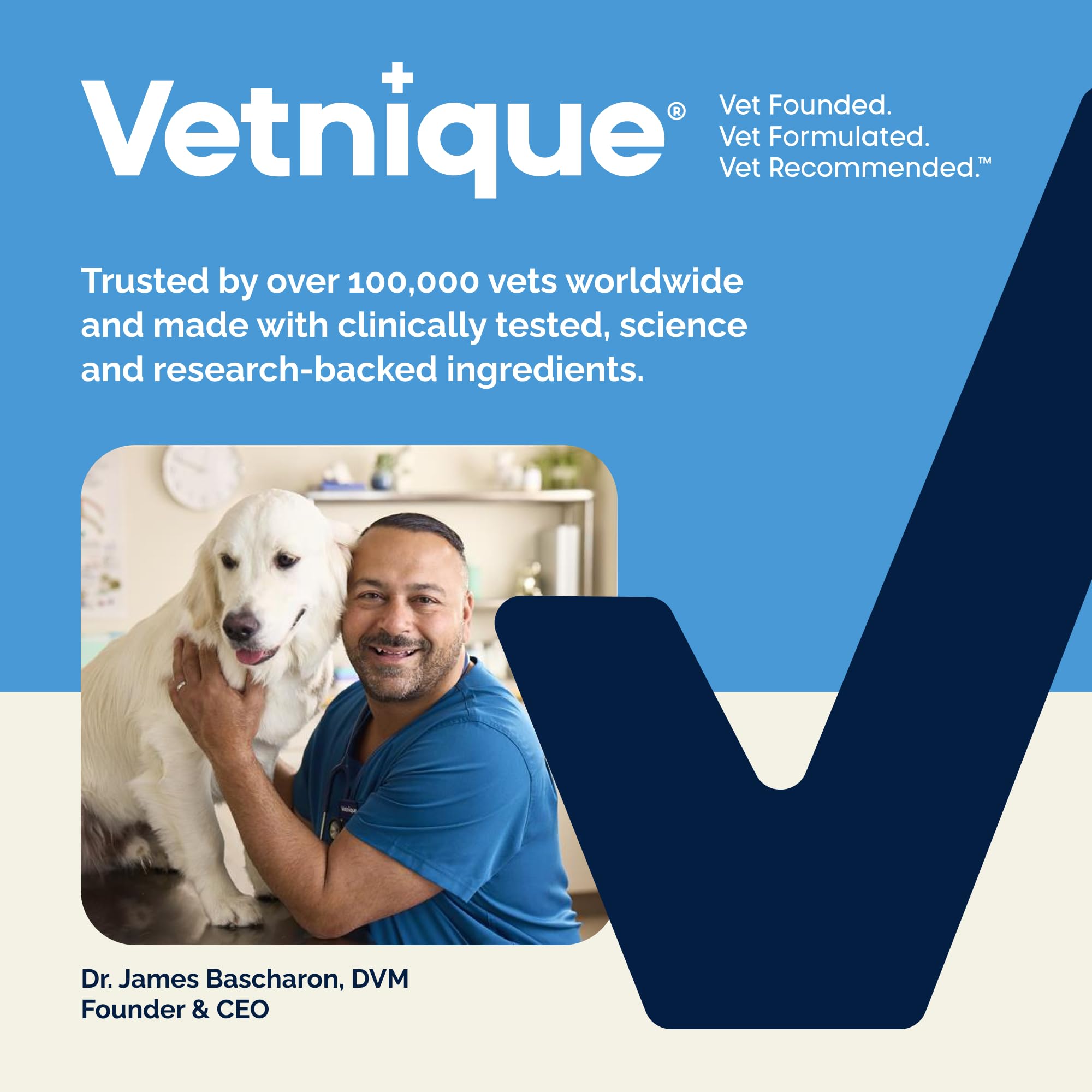 Vetnique Glandex recommandé par vétérinaire, soutien possible au bien-être quotidien