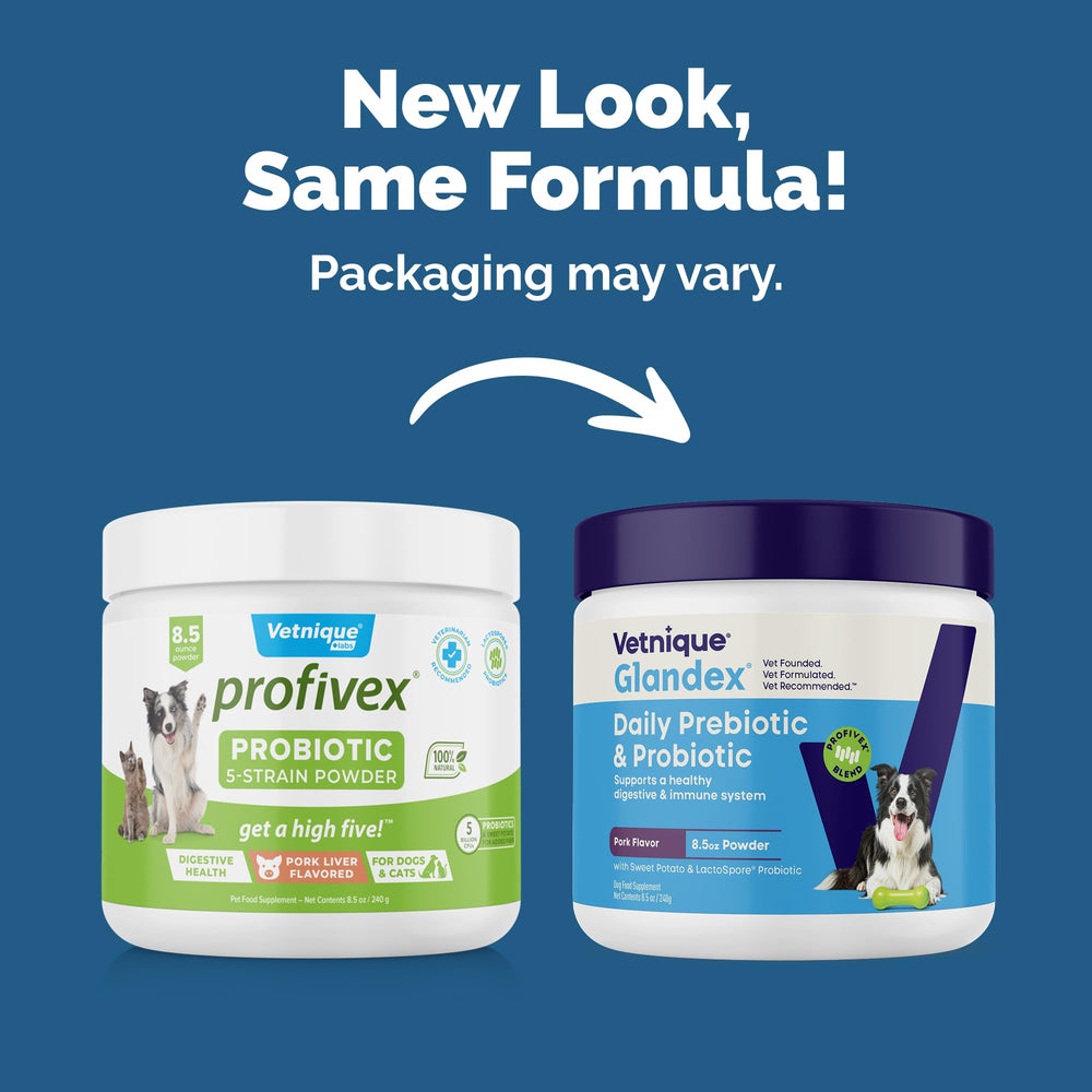 Glandex avec prébiotiques et fibres pour chiens, soutien quotidien de la digestion.