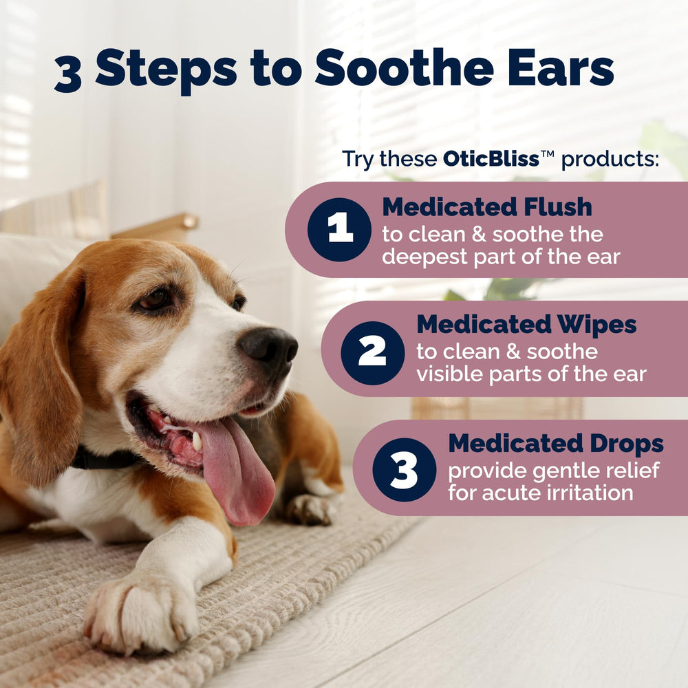 Vetnique Oticbliss essentiels toilettage pour oreilles.