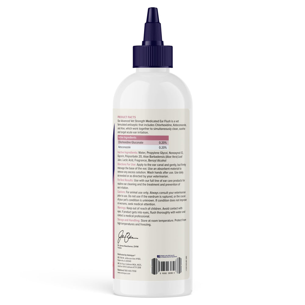 Ingrédients chlorhexidine et ketoconazole visibles sur Oticbliss
