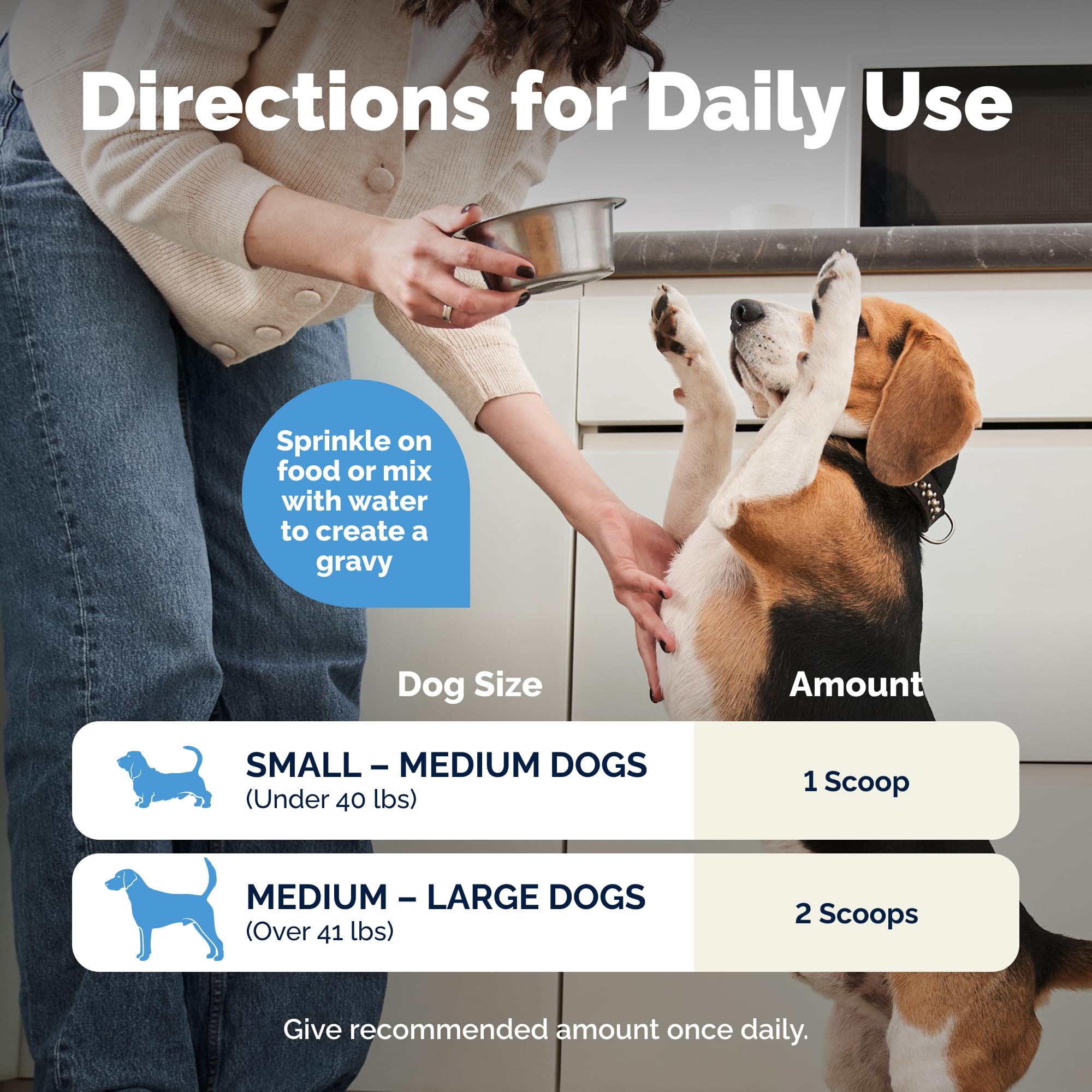 Fabriqué aux États‑Unis, ingrédients de qualité pour chiens.