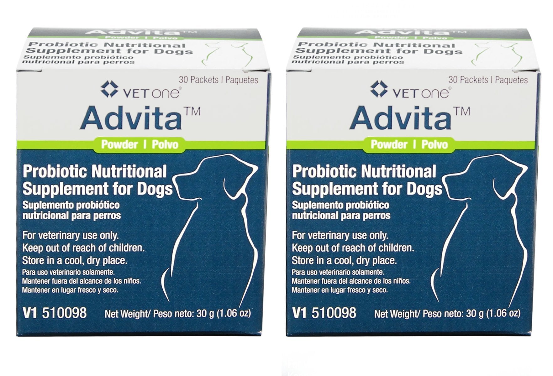 Vet One Advita Probiotique chien, soutien digestion et appétit, complément quotidien.