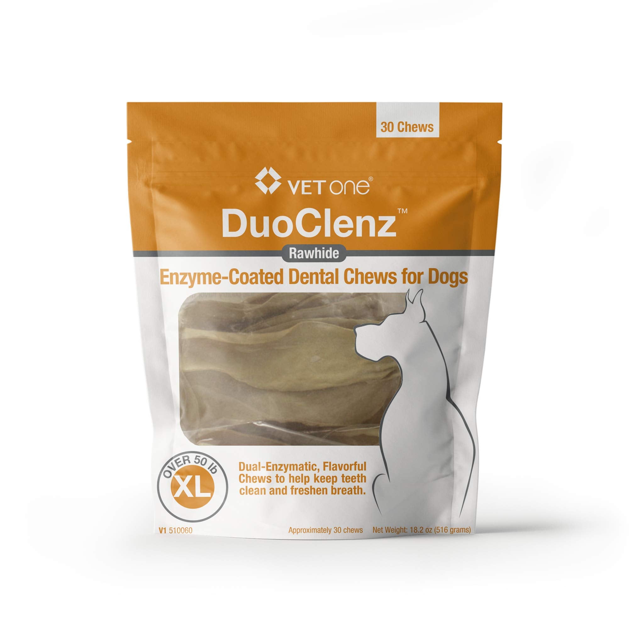 Vet One DuoClenz: sachet de 30 morceaux, friandises dentaires pour haleine fraîche