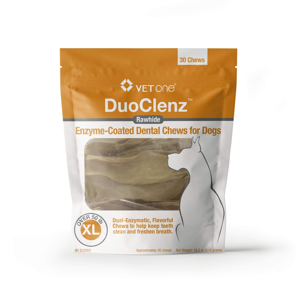 Vet One DuoClenz: sachet de 30 morceaux, friandises dentaires pour haleine fraîche