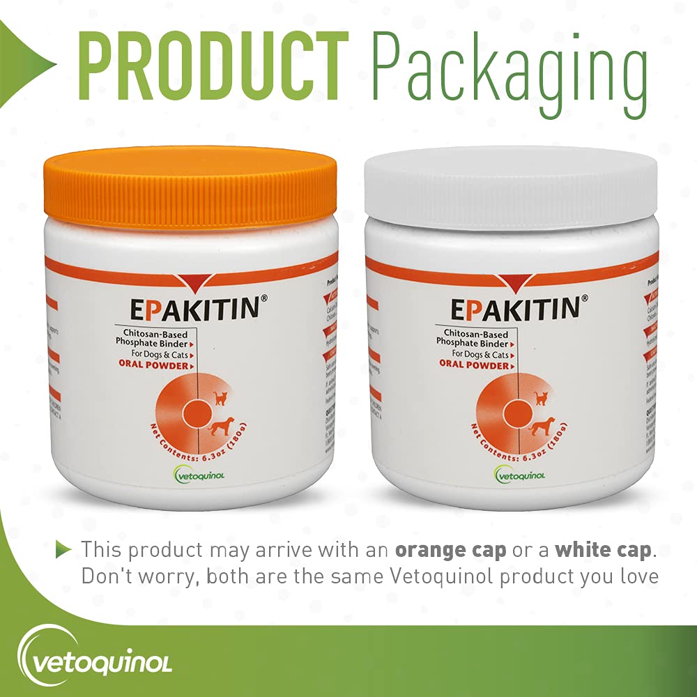 Vetoquinol Epakitin pour chat: poudre à mélanger facilement dans les repas.