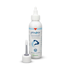 Vetoquinol pH•notix: flacon gouttes pour entretien régulier des oreilles.