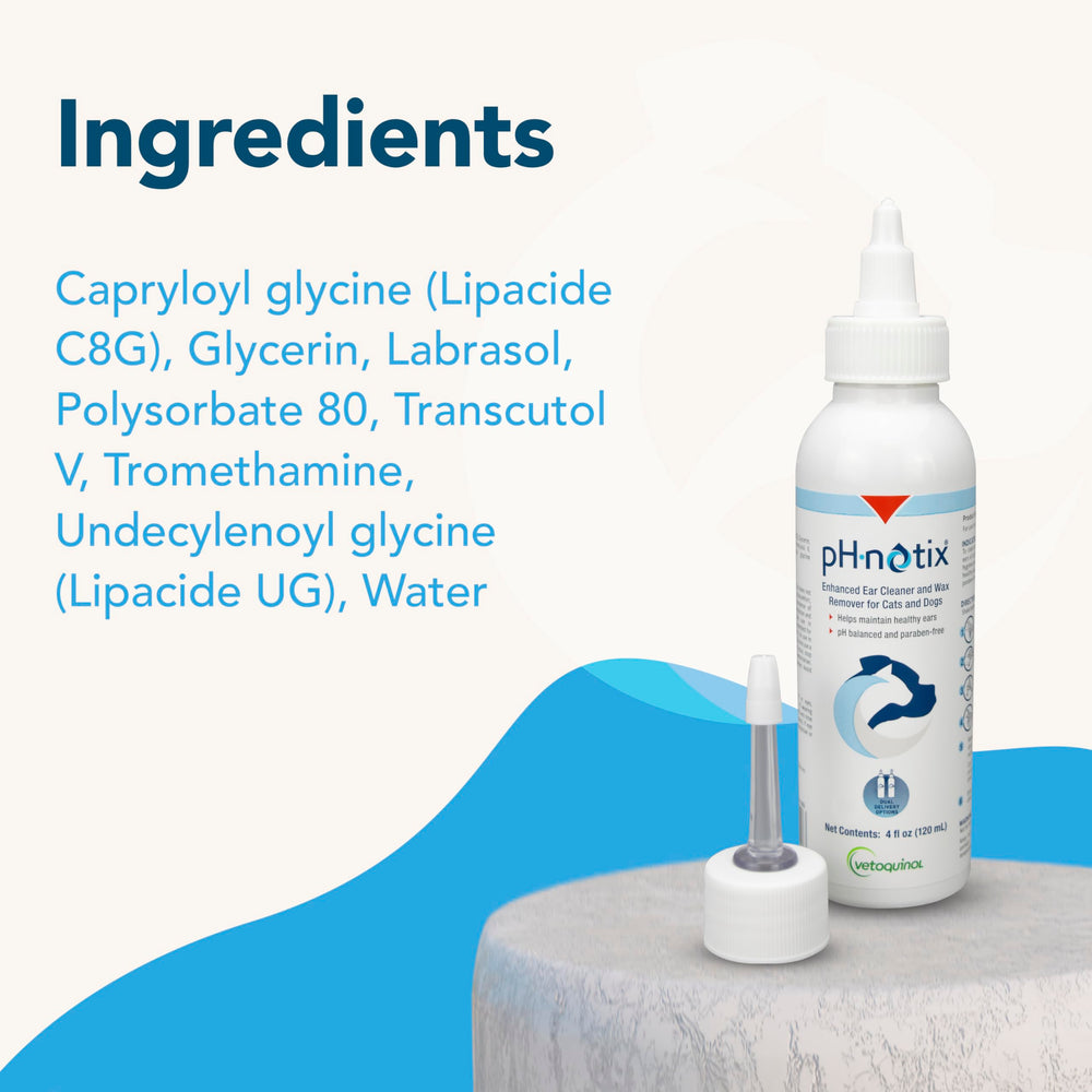 Vetoquinol pH•notix: sans parabènes, routine d'hygiène plus sereine.