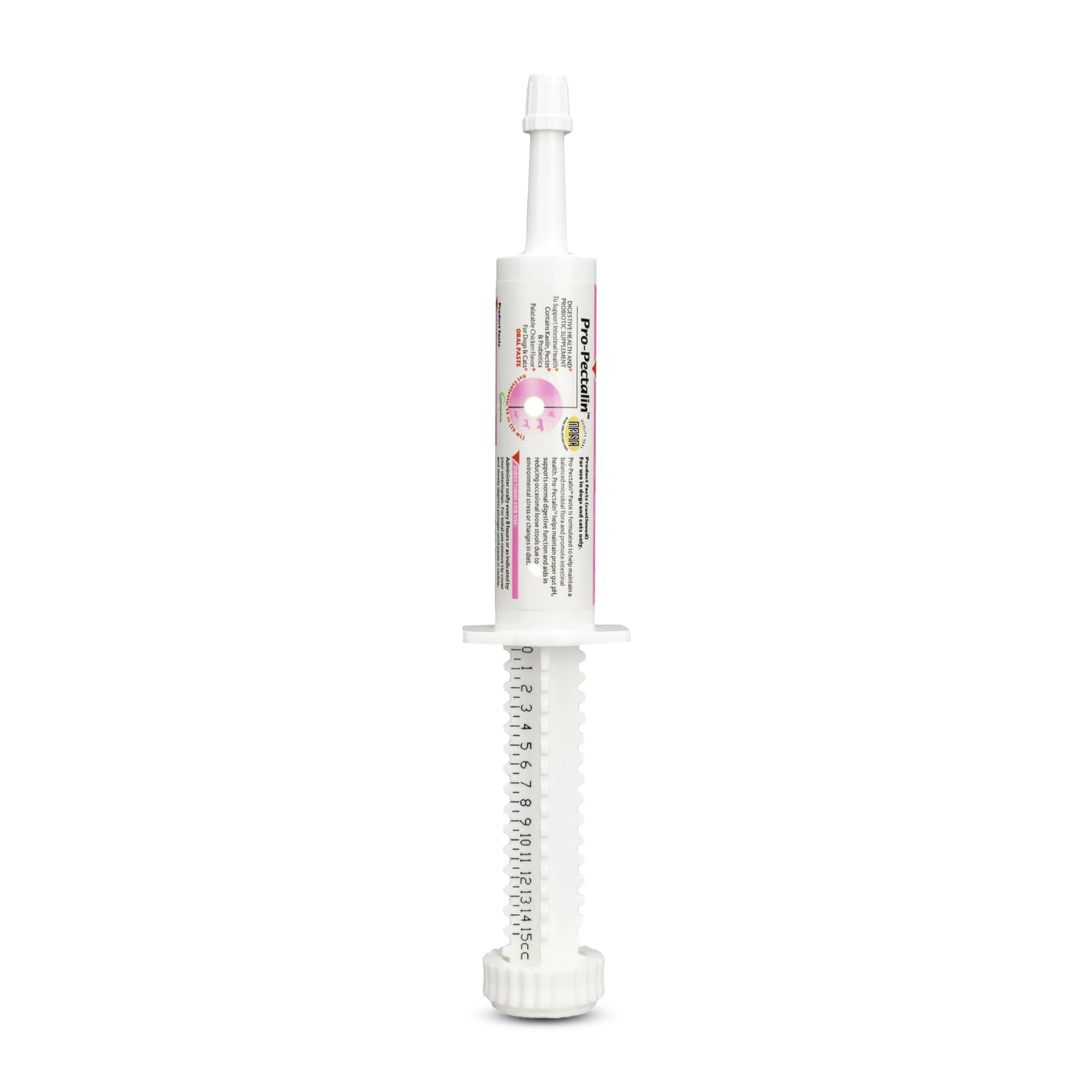 Pro-Pectalin de Vetoquinol, pâte à appliquer directement, administration facilitée.